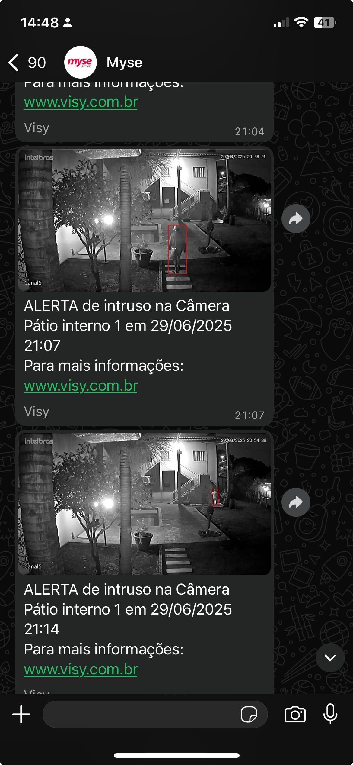 Chat WhatsApp Visy